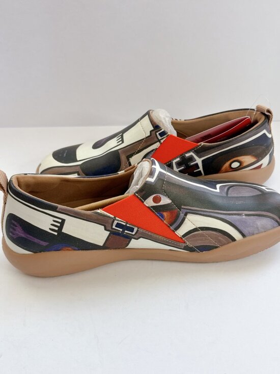 Men’s Size 11 NWT UIN Combination Art Travel Shoes Abstract Slip-On Casual Flats main image 5